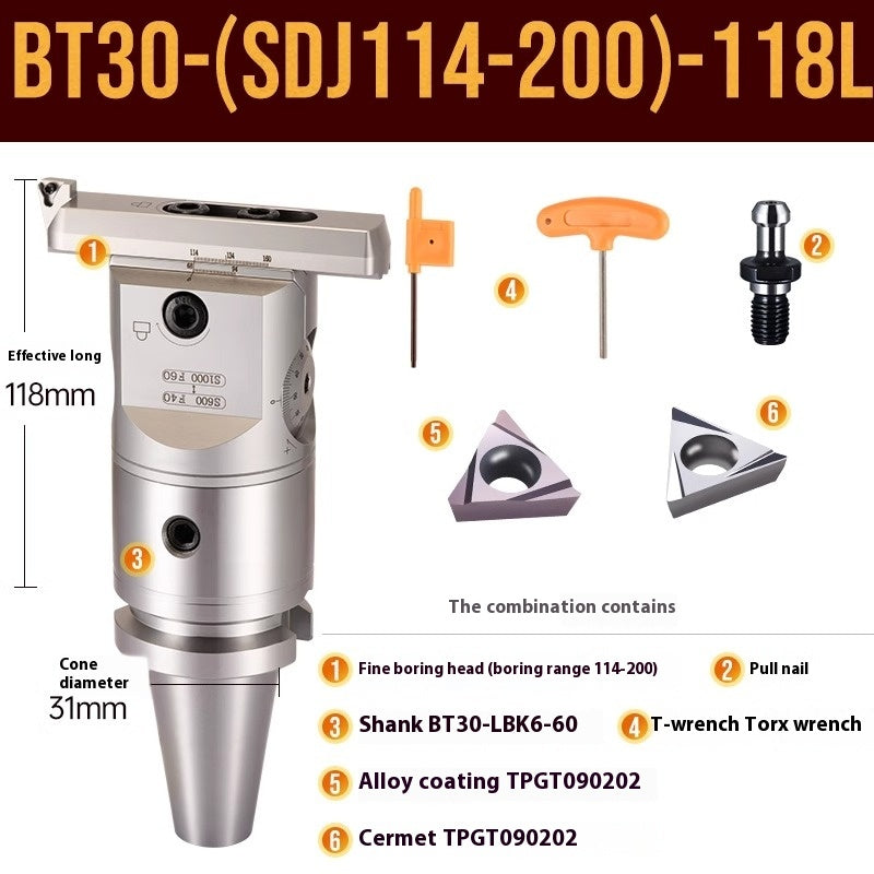 1071-SDJ Fine Boring Tools Fine Boring Heads Adjustable BT40 Fine Boring Tools Set Machining Center Small Bore Fine Boring Tools Shandong Denso Pricision Tools Co.,Ltd.